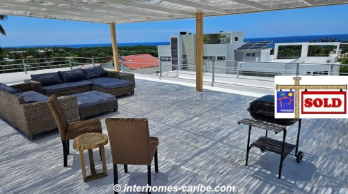 photos for S O L D - CABARETE: FIRE SALE OF A MODERN 1-BEDROOM APARTMENT, WITH PRIVATE ROOF TERRACE AND SEA VIEW.