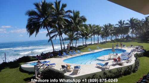 photos for SOLD - CABARETE: FIRST-LINE ON THE BEACH, EXCLUSIVE 2-BEDROOM APARTMENT