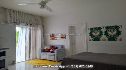 thumbnail for SOSUA: RENTAL: VERY NICE STUDIO, BATH WITH SHOWER, POOL, PRIVATE PARKING